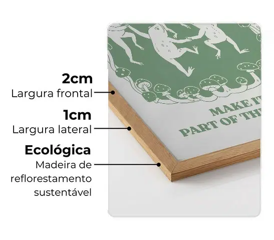 Imagem da moldura Flat