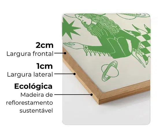 Imagem da moldura Flat