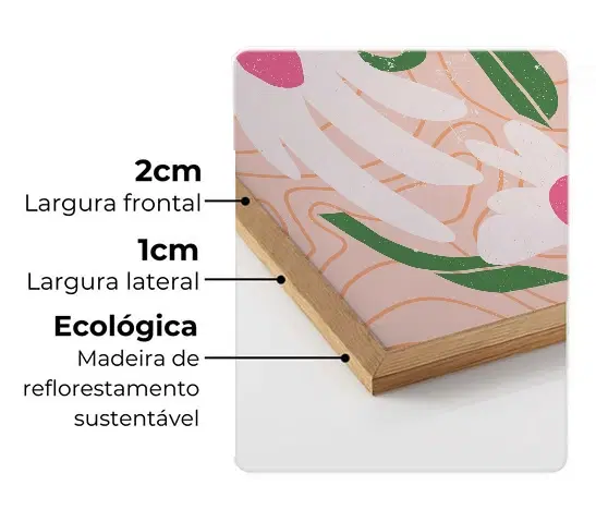 Imagem da moldura Flat