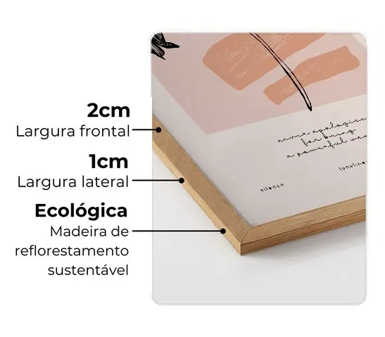 Imagem da moldura Flat