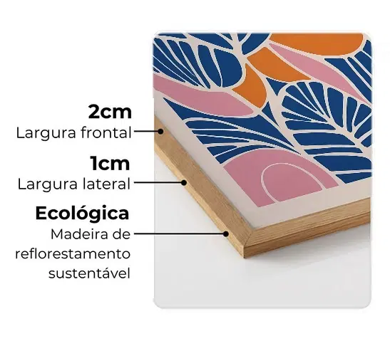 Imagem da moldura Flat