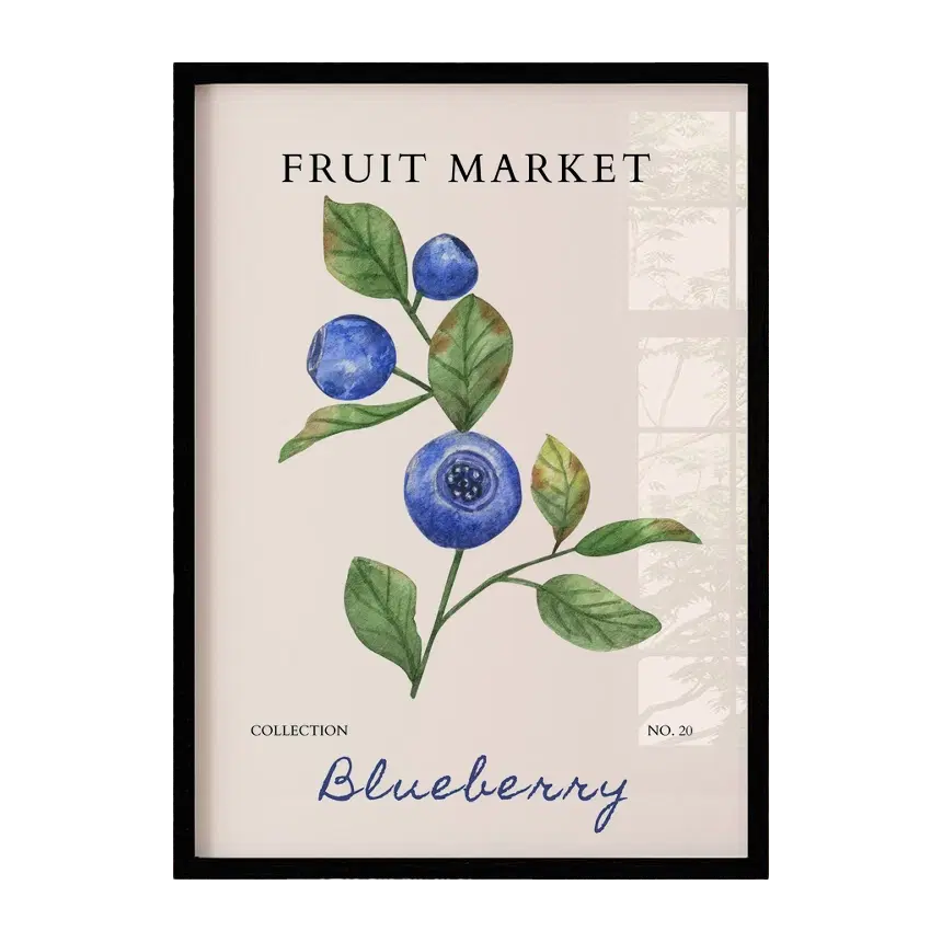 Fruit Market Blueberry