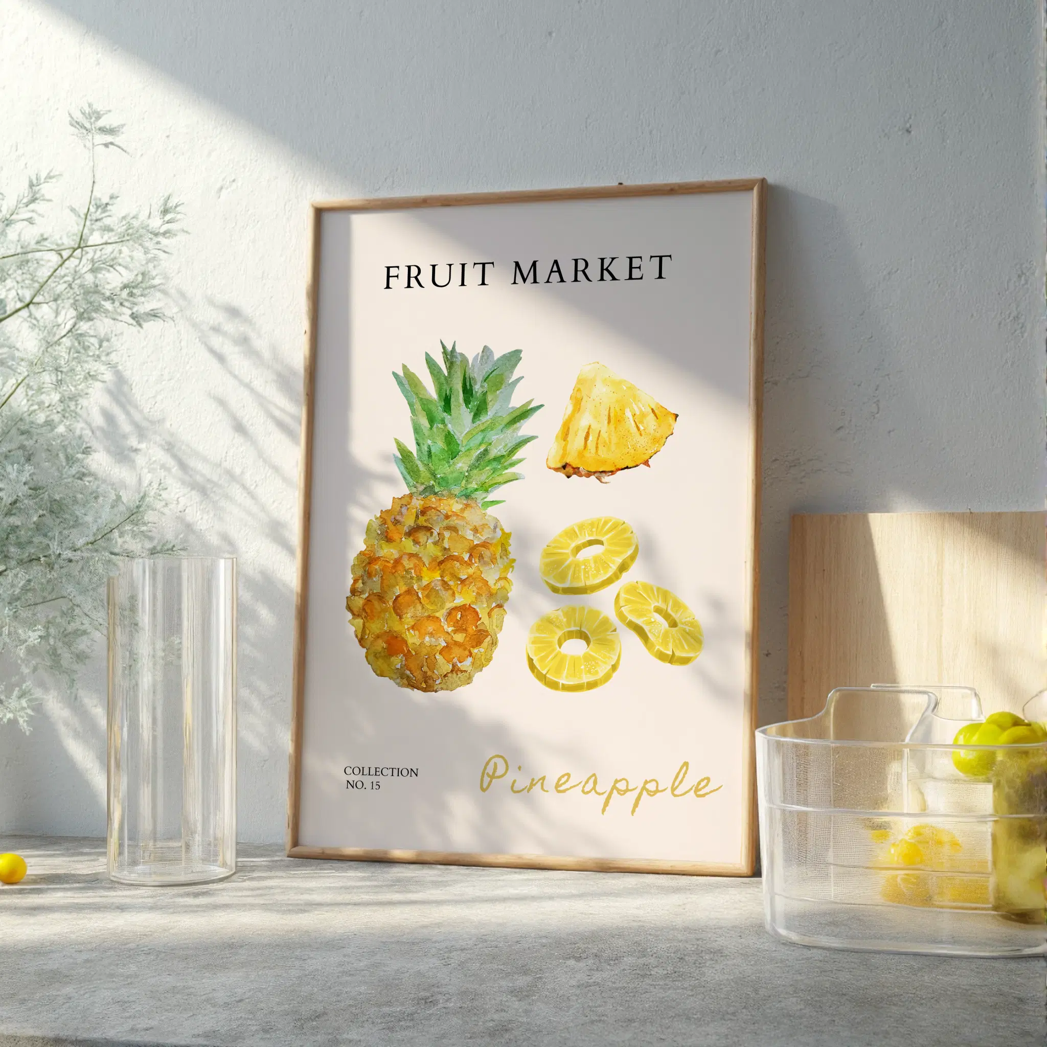 Fruit Market Pineapple