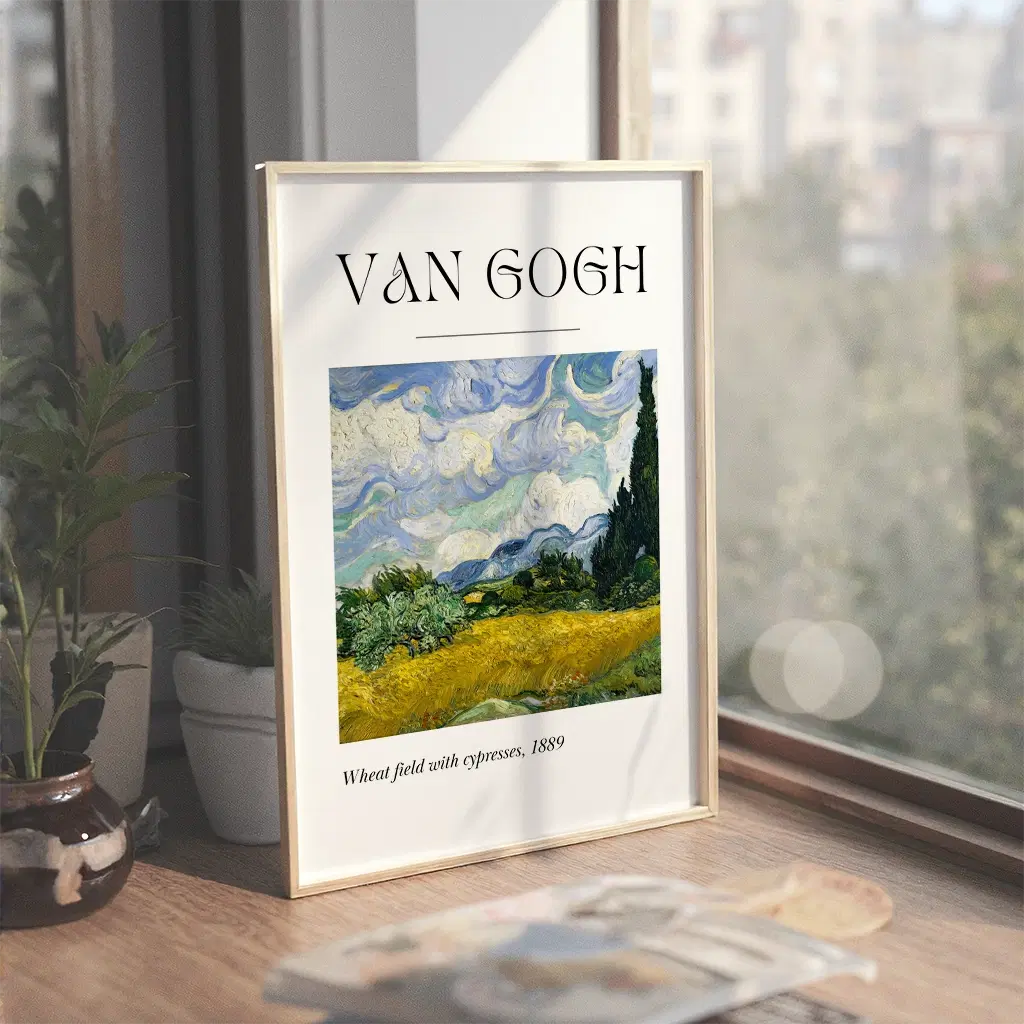 Wheat Field 1889 (hover)